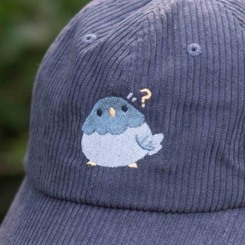 Corduroy cap - Confused Pigeon, black