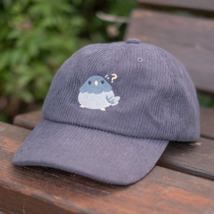 Corduroy cap - Confused Pigeon, black