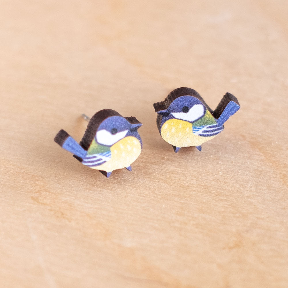 Earrings - Great tits