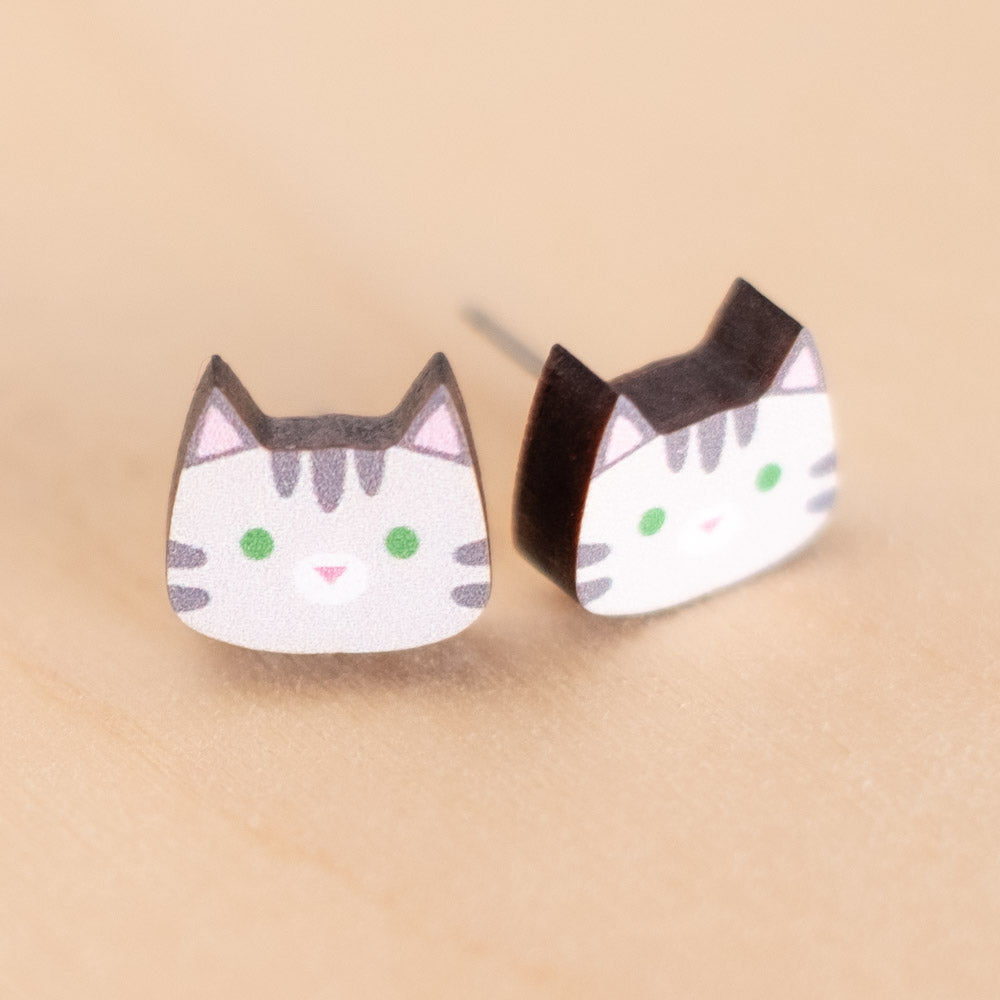 Earrings - Cats (multiple colors)