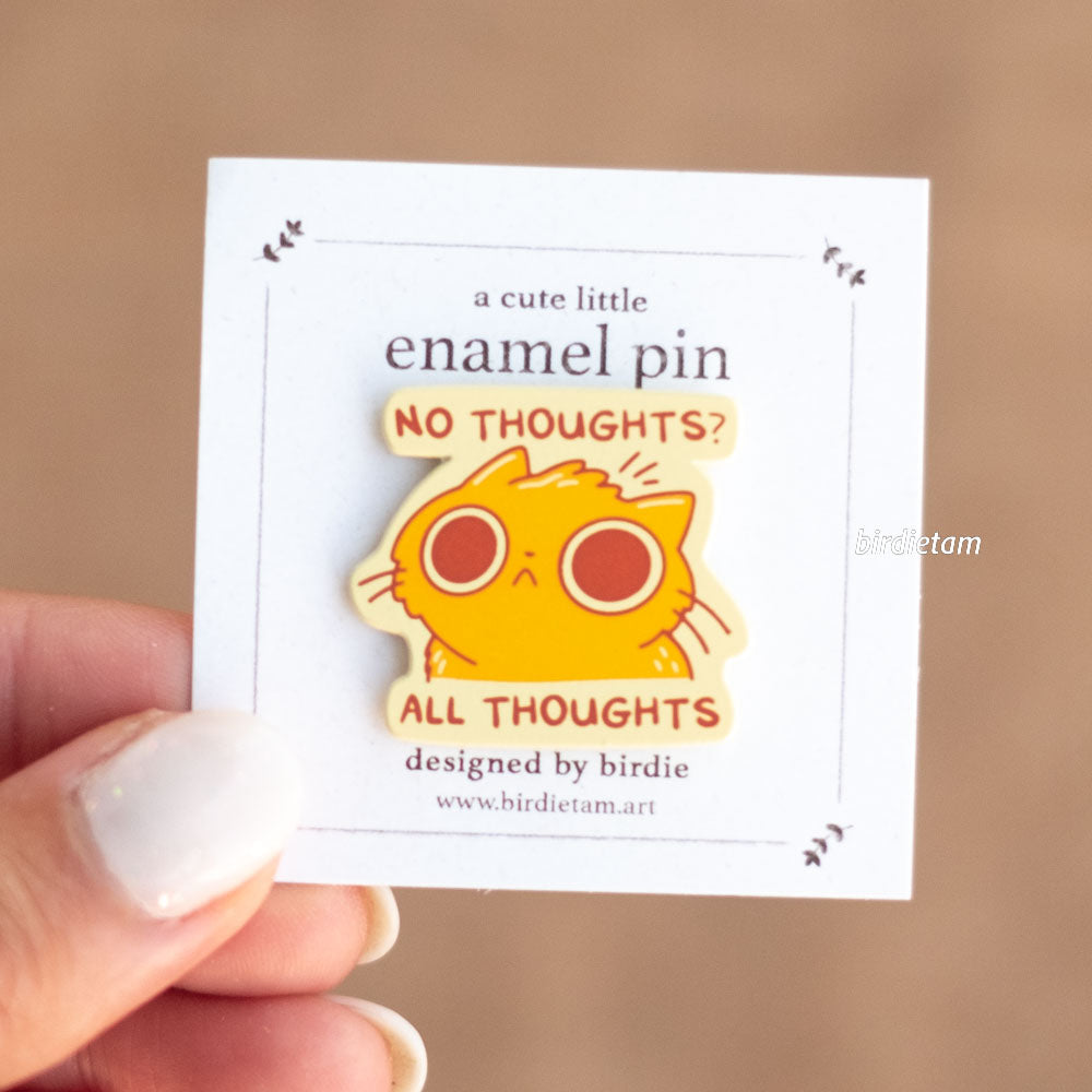 Enamel pin - All thoughts