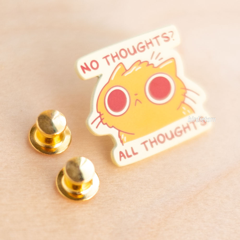 Enamel pin - All thoughts
