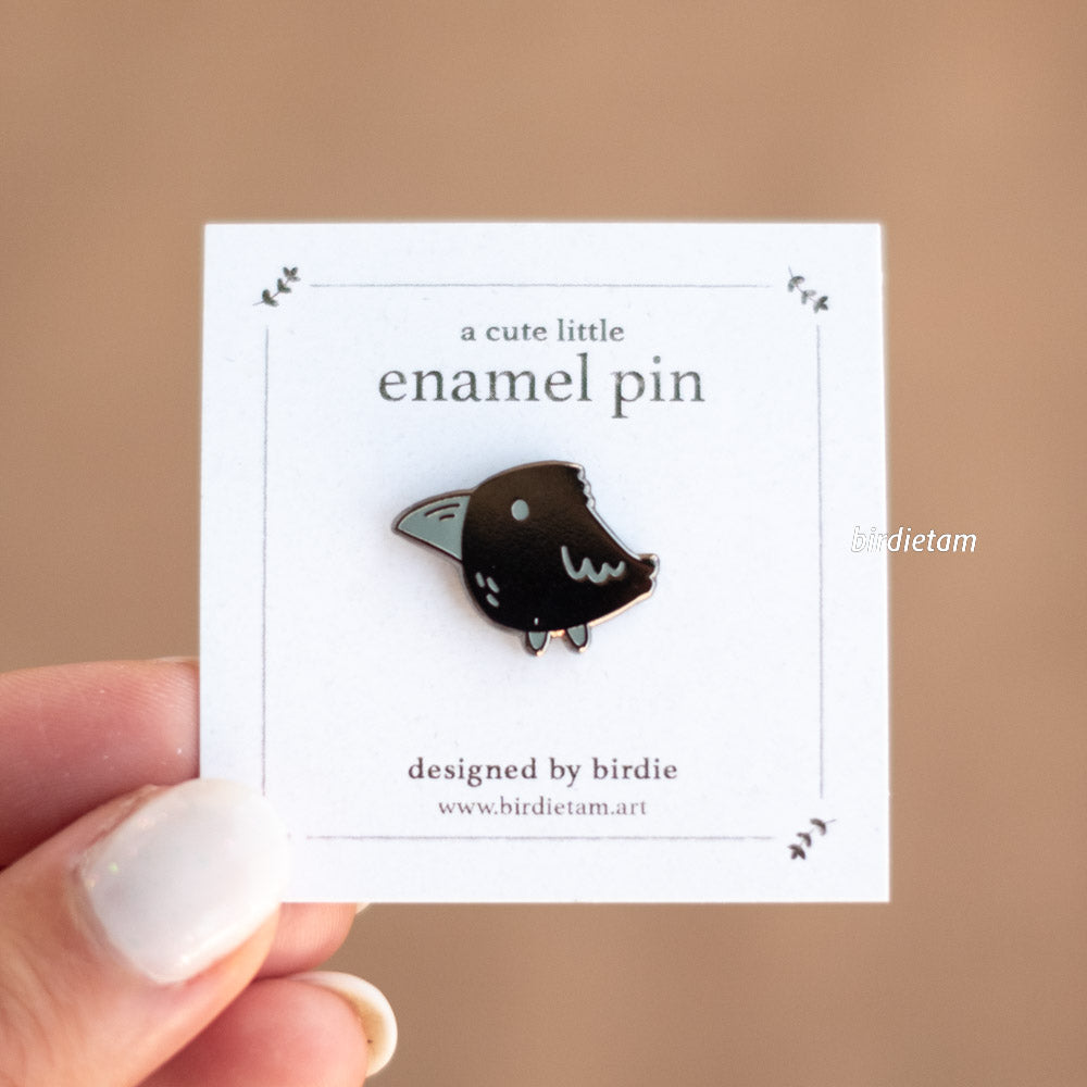 Enamel pin - Mini crow