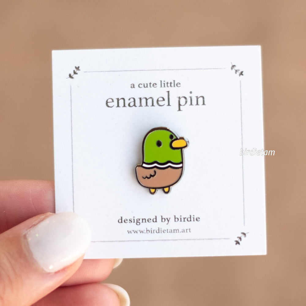 Enamel pin - Mini mallard duck