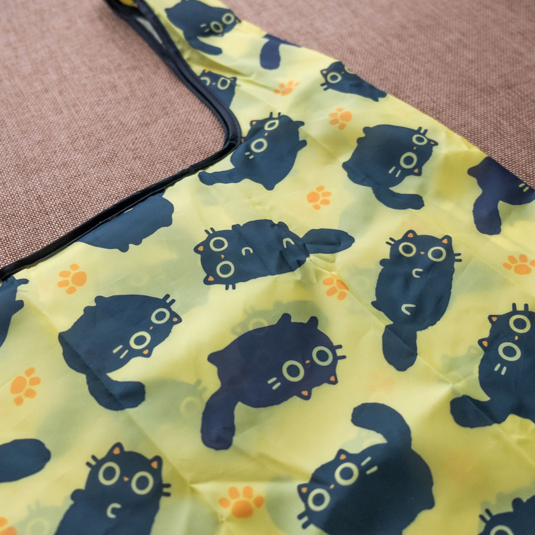 Foldable Bag - Black cats