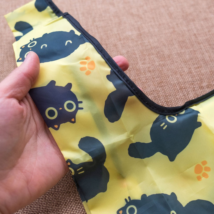 Foldable Bag - Black cats