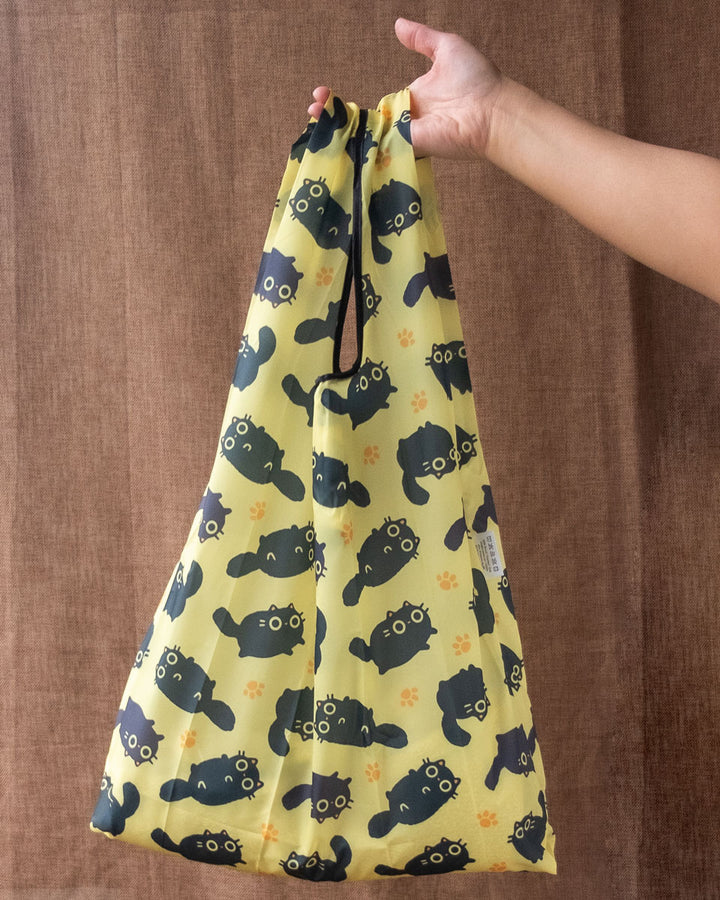 Foldable Bag - Black cats