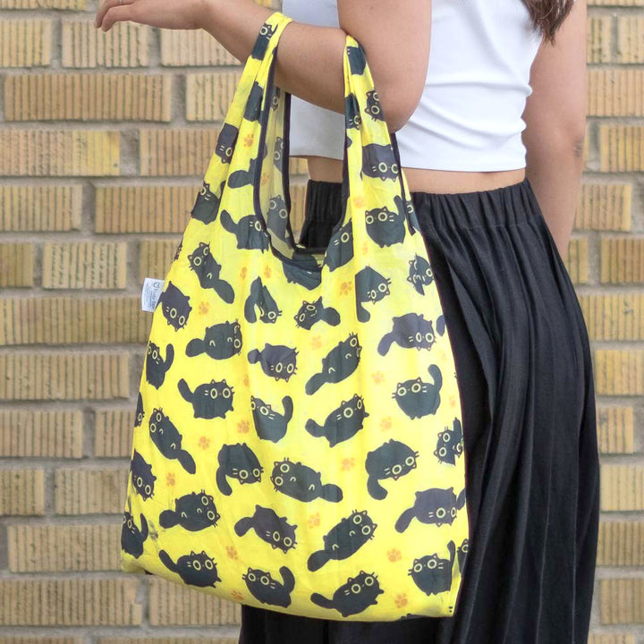 Foldable Bag - Black cats