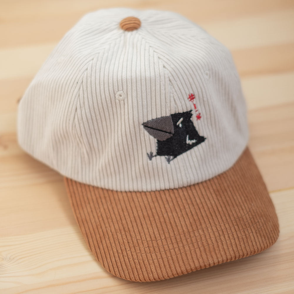 Corduroy cap - Cursing crow