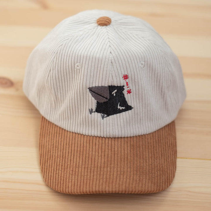 Corduroy cap - Cursing crow
