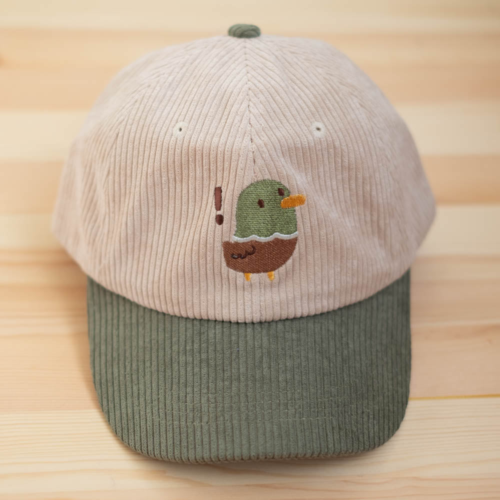 Corduroy cap - Surprised duck