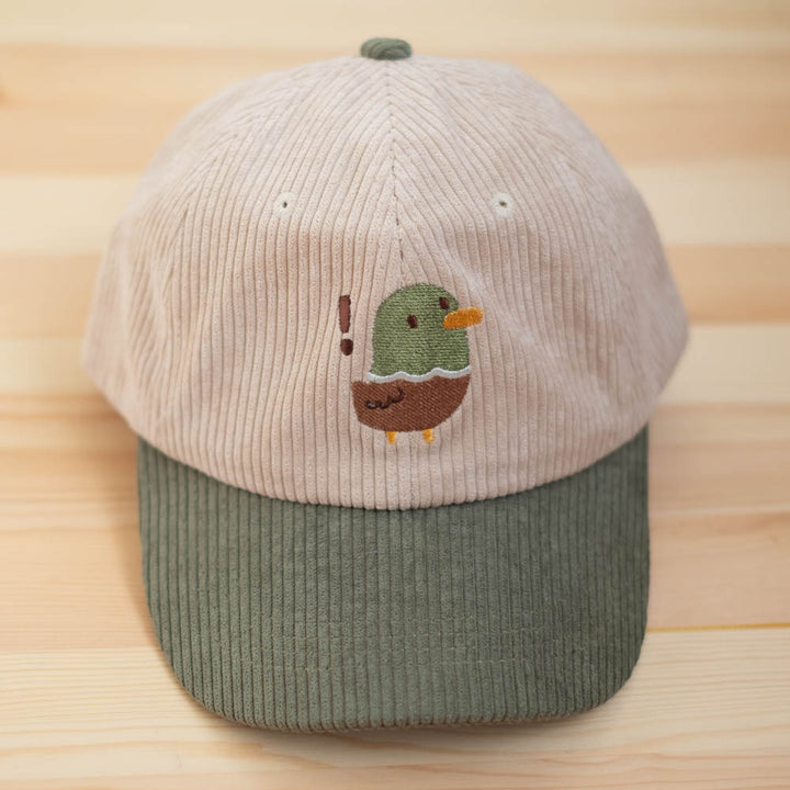Corduroy cap - Surprised duck