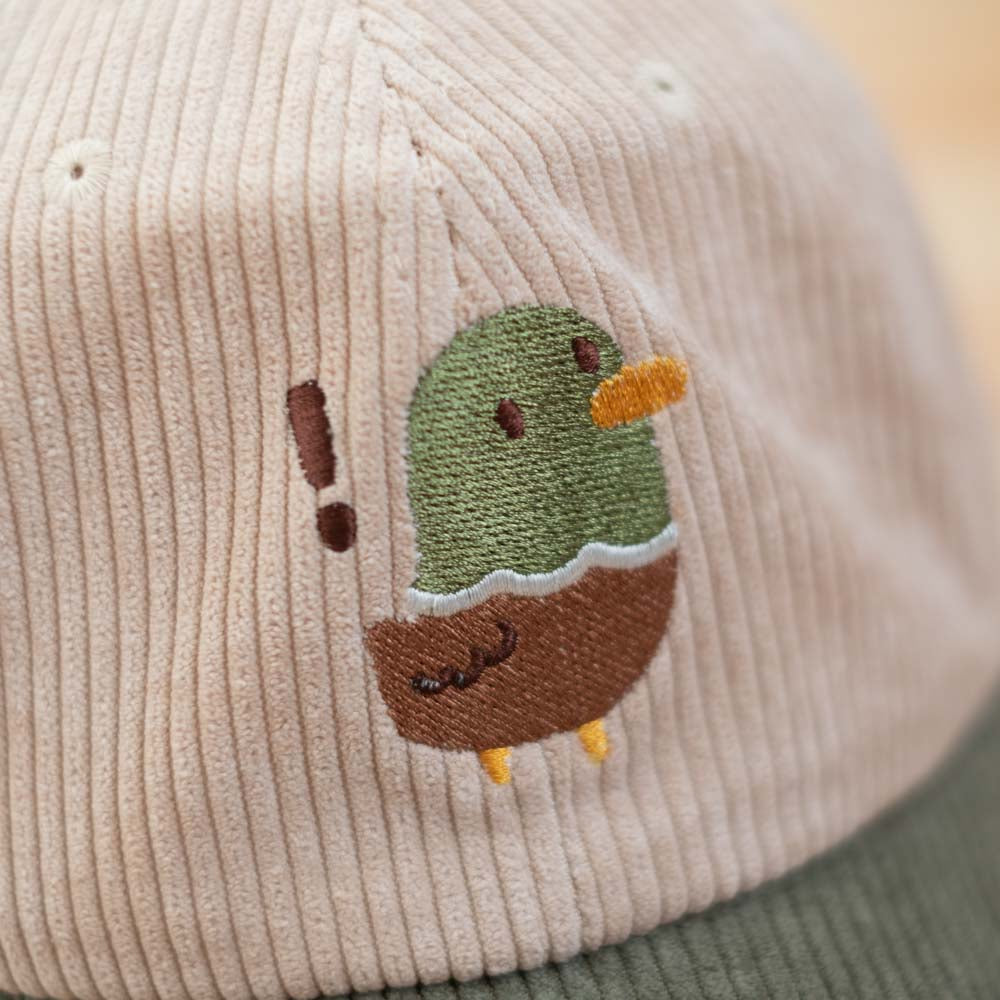 Corduroy cap - Surprised duck