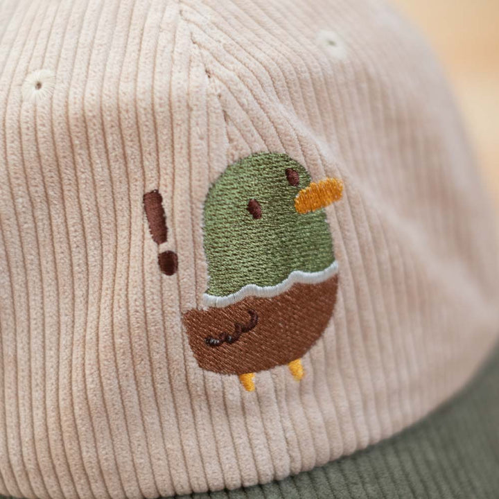 Corduroy cap - Surprised duck