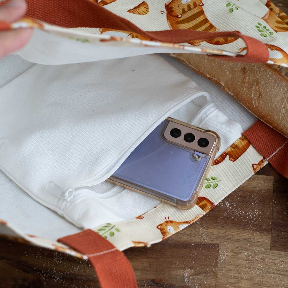 Tote bag (large) - Loafs of cats