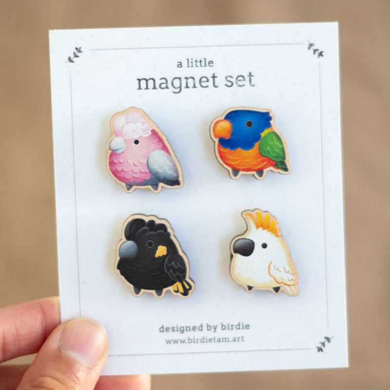 Magnet set - Australian Parrots