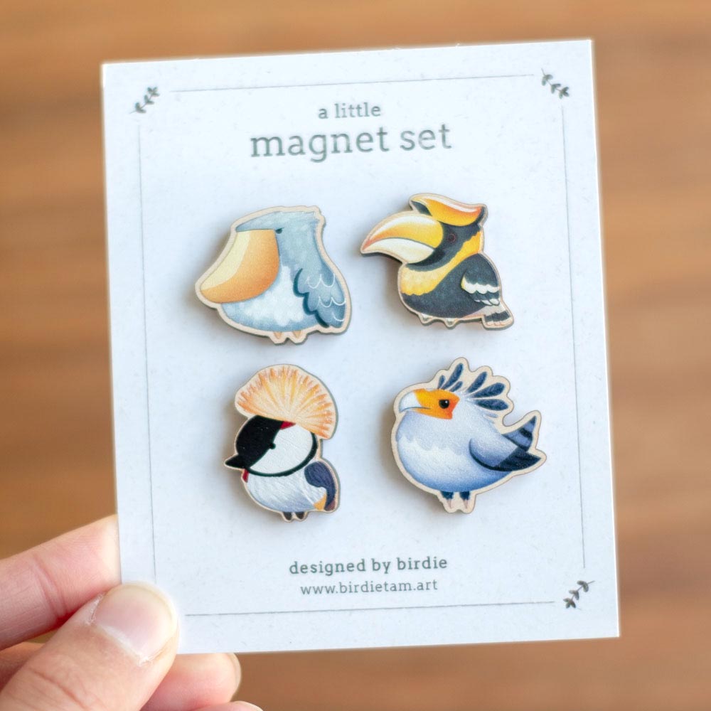 Magnet set - African birds