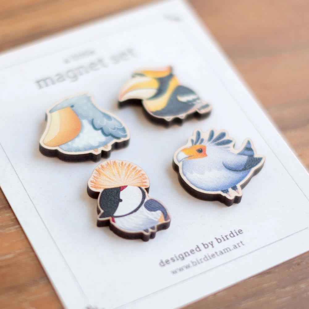 Magnet set - African birds