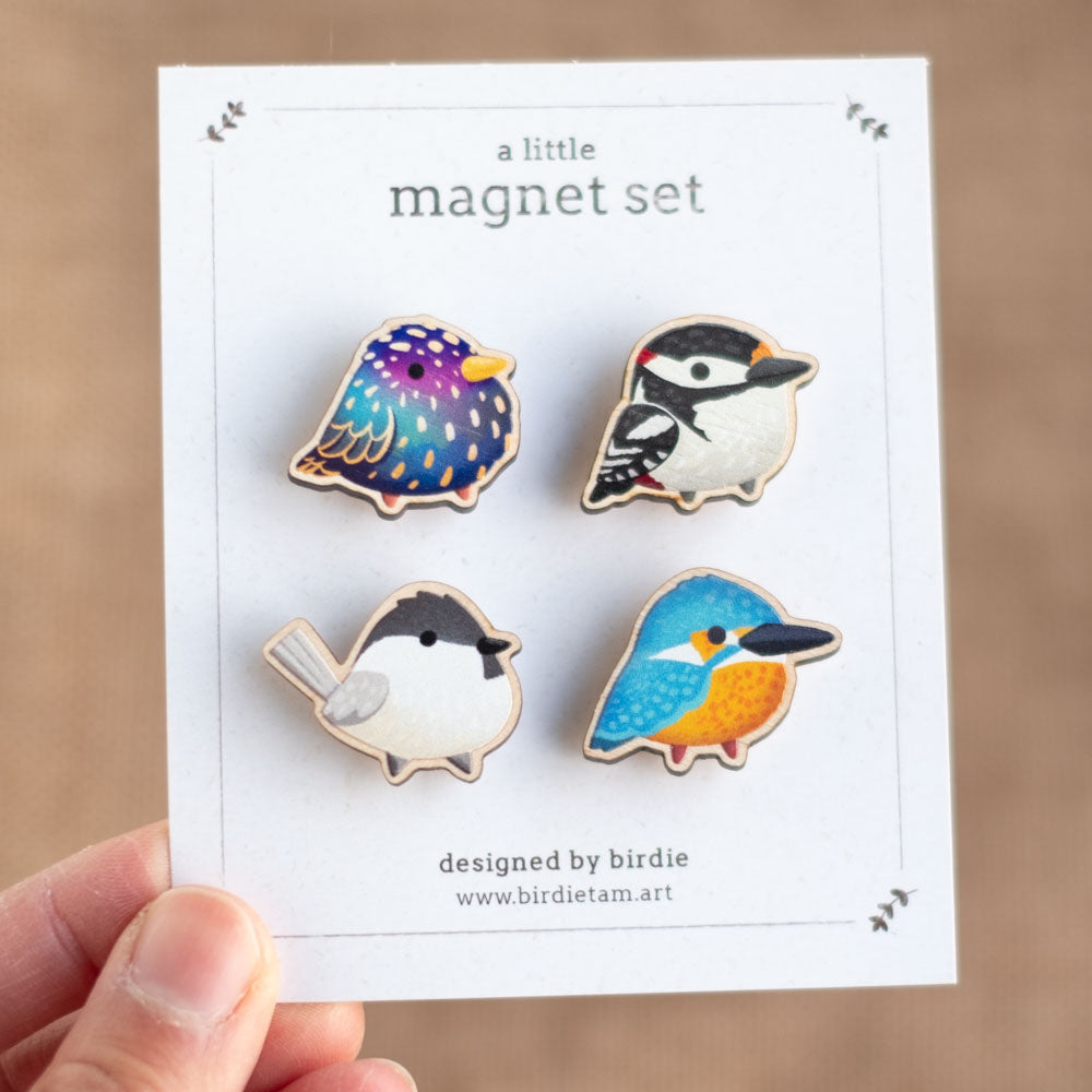 Magnet set - European songbirds, set 2