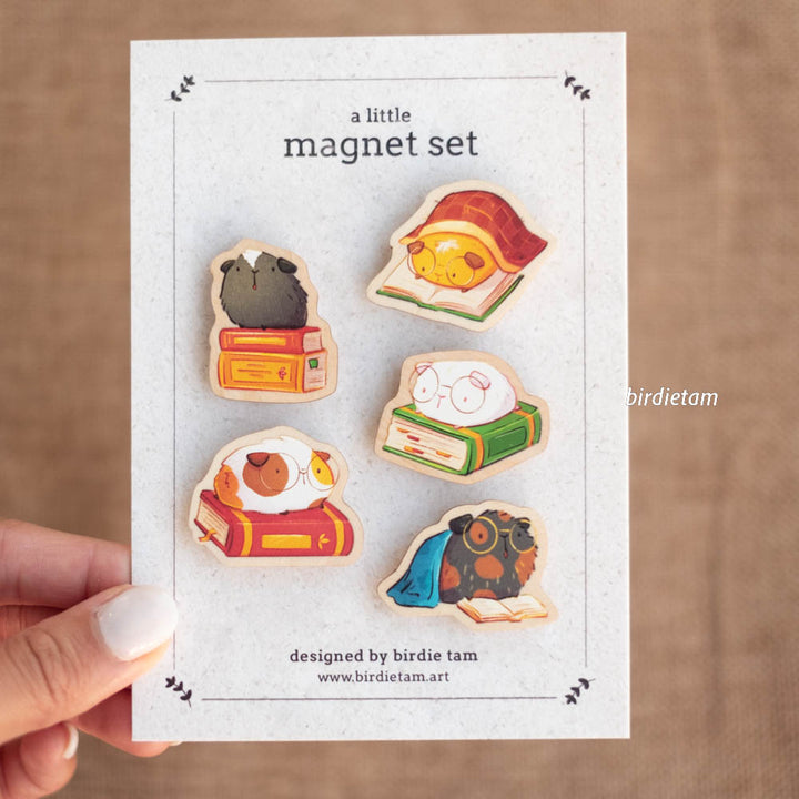 Magnet set - Guinea pig library