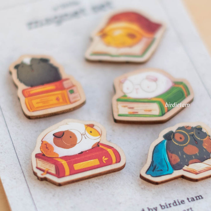 Magnet set - Guinea pig library