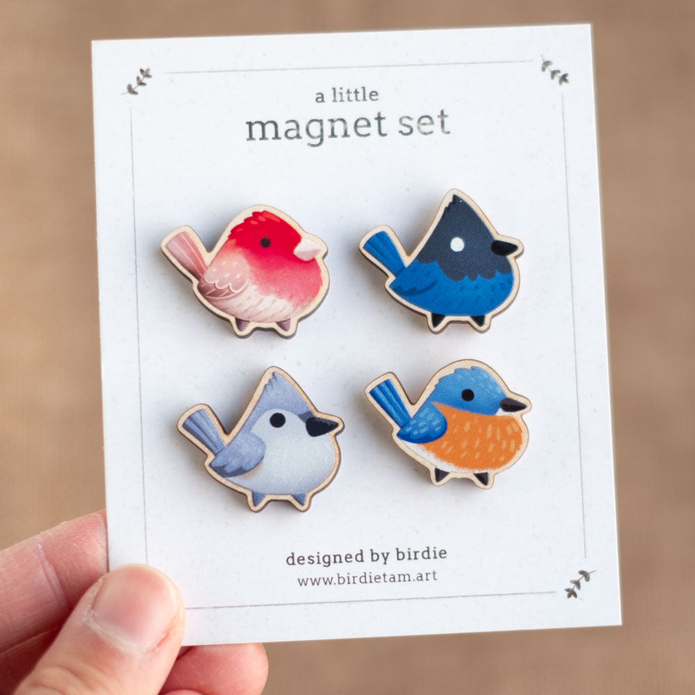 Magnet set - North American sonbirds, set 2