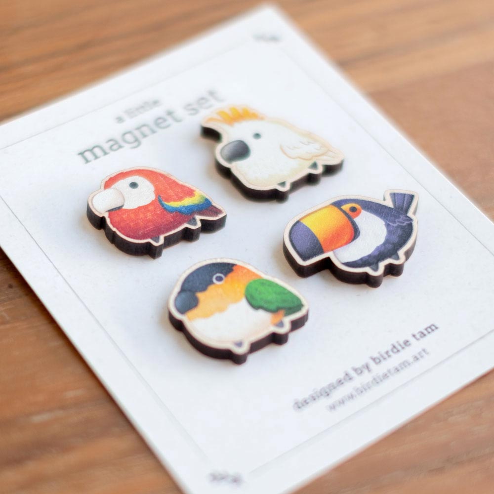Magnet set - South American birds