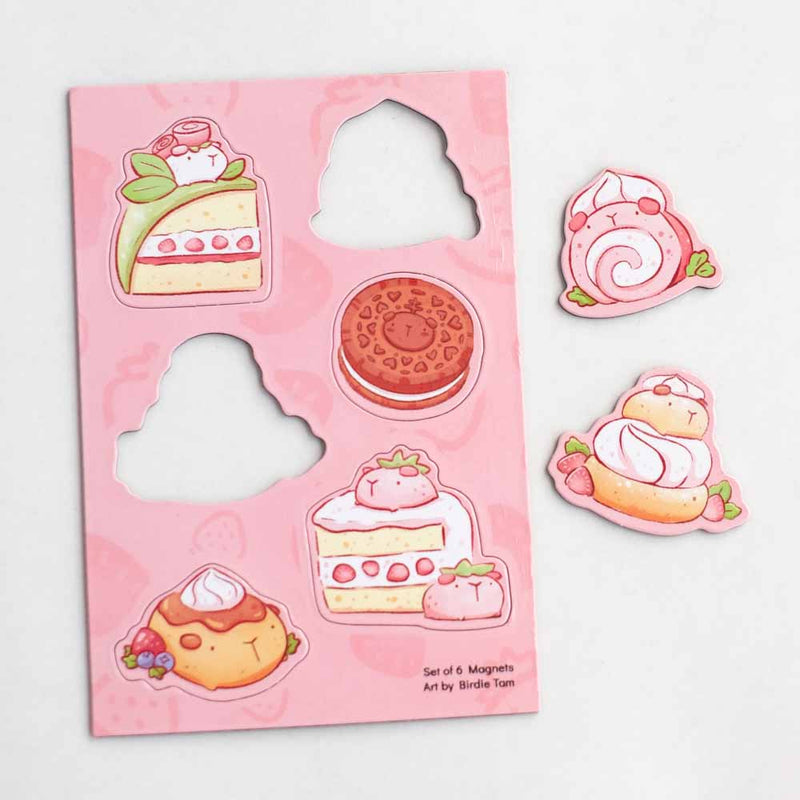 Magnet sheet - Guinea pig desserts