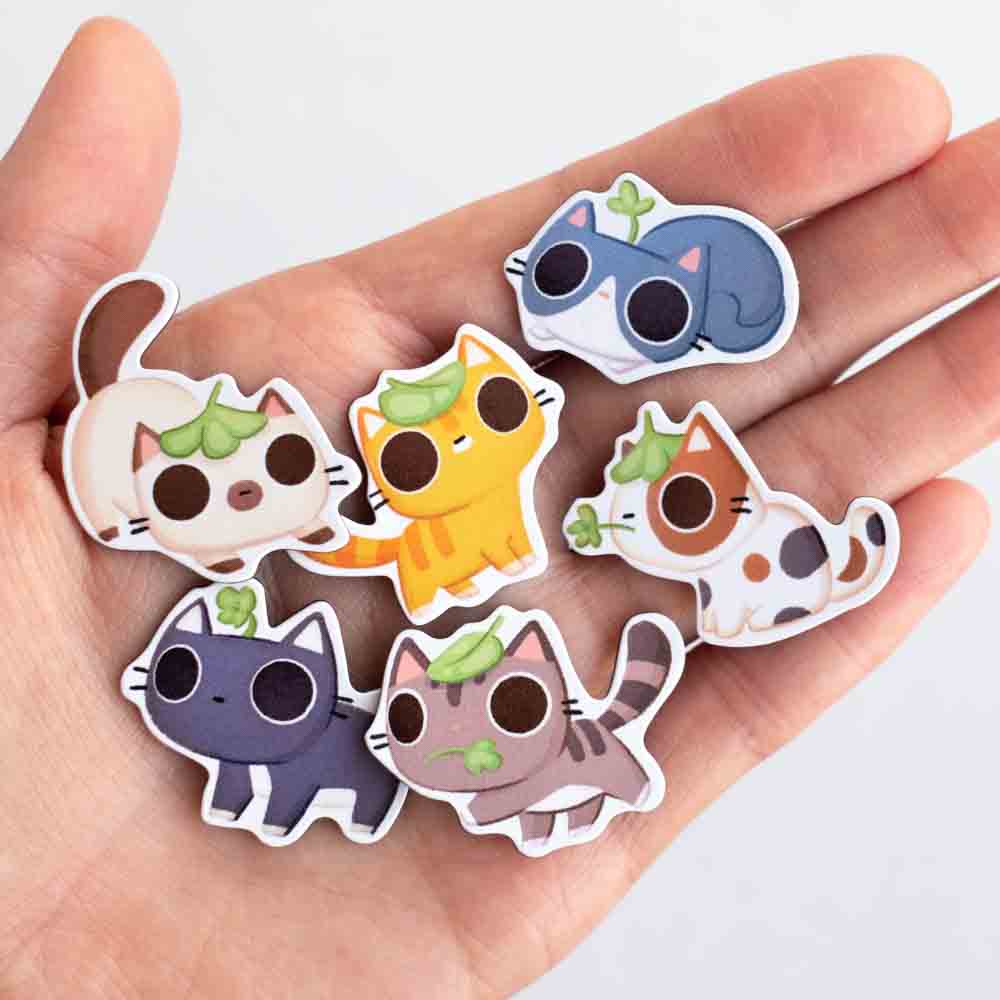 Magnet sheet - Plant cats