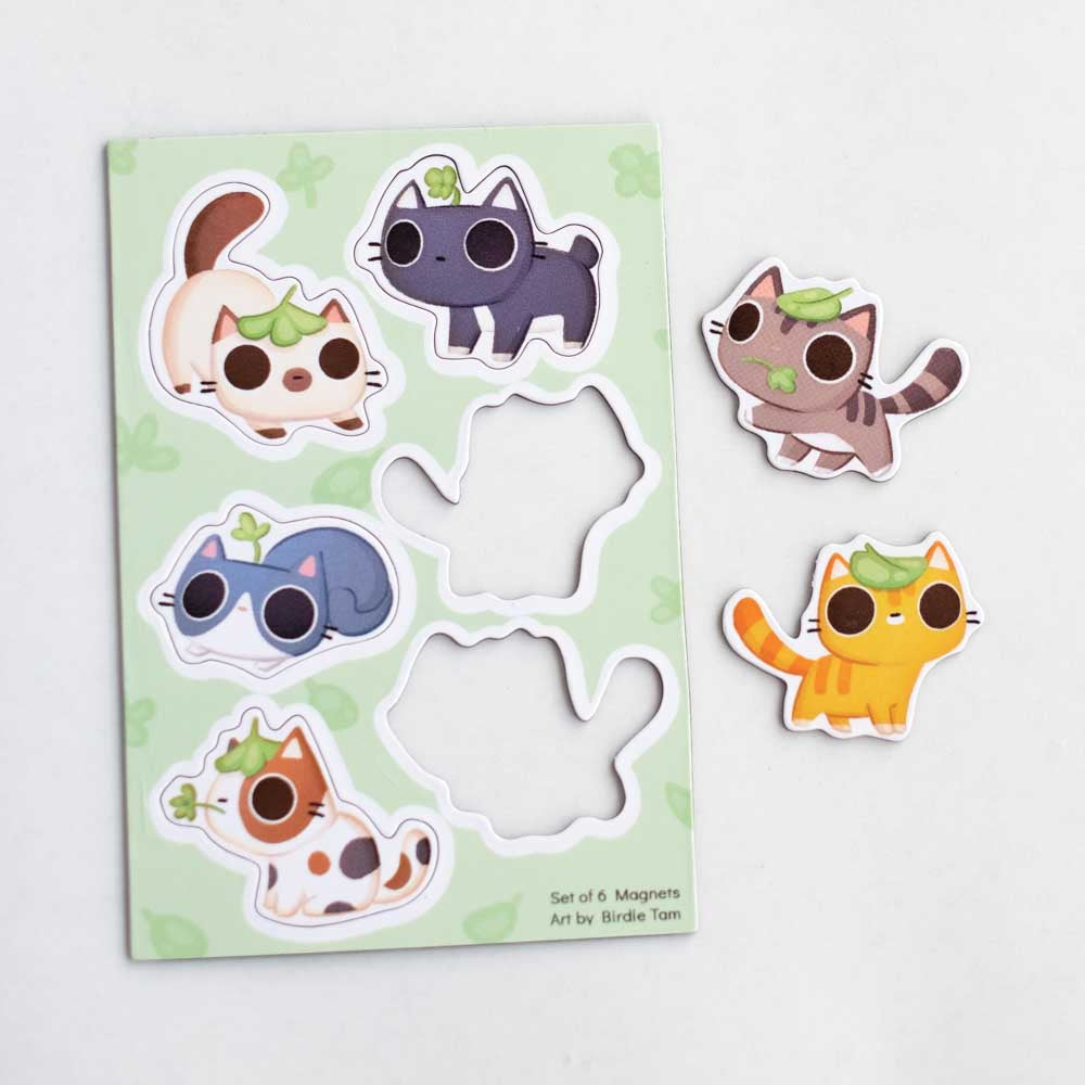 Magnet sheet - Plant cats