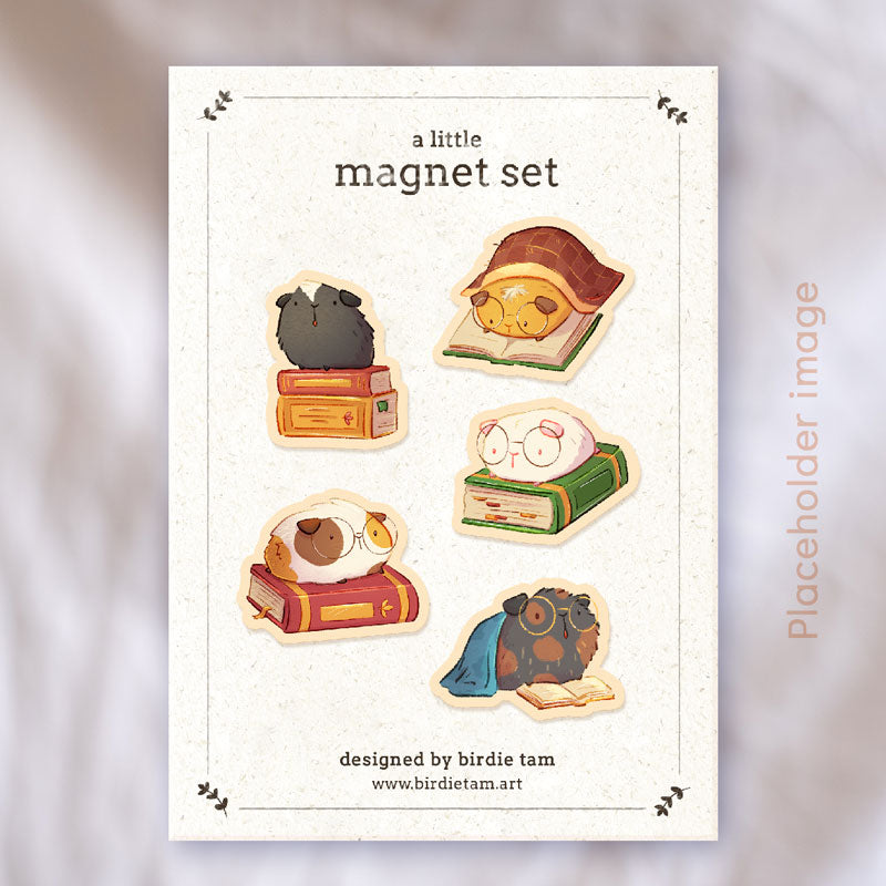 Magnet set - Guinea pig library