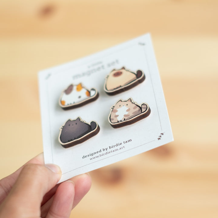 Magnet set - Chonky cats, set 1