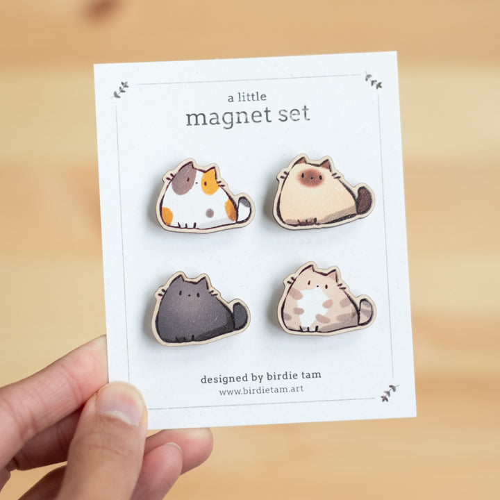 Magnet set - Chonky cats, set 1