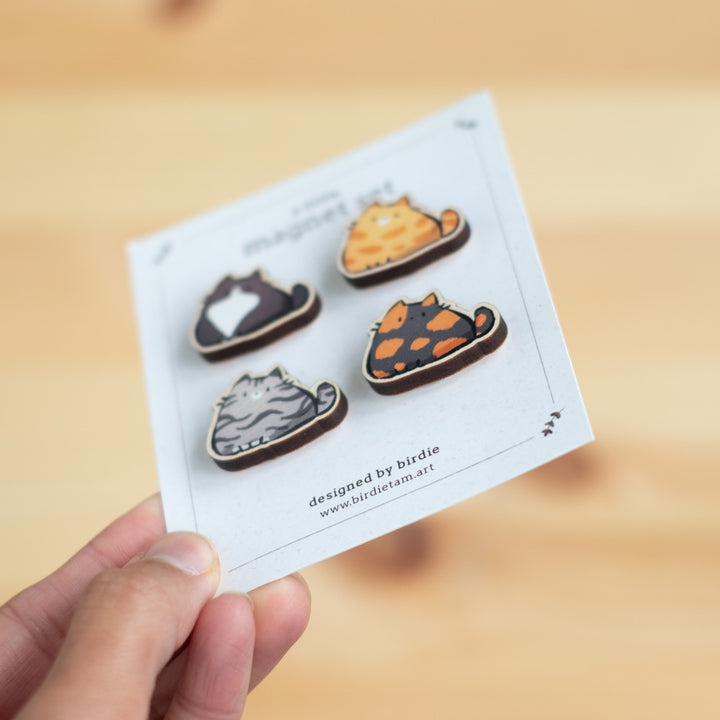 Magnet set - Chonky cats, set 2