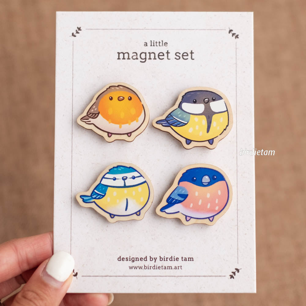Magnet set - European Birdies