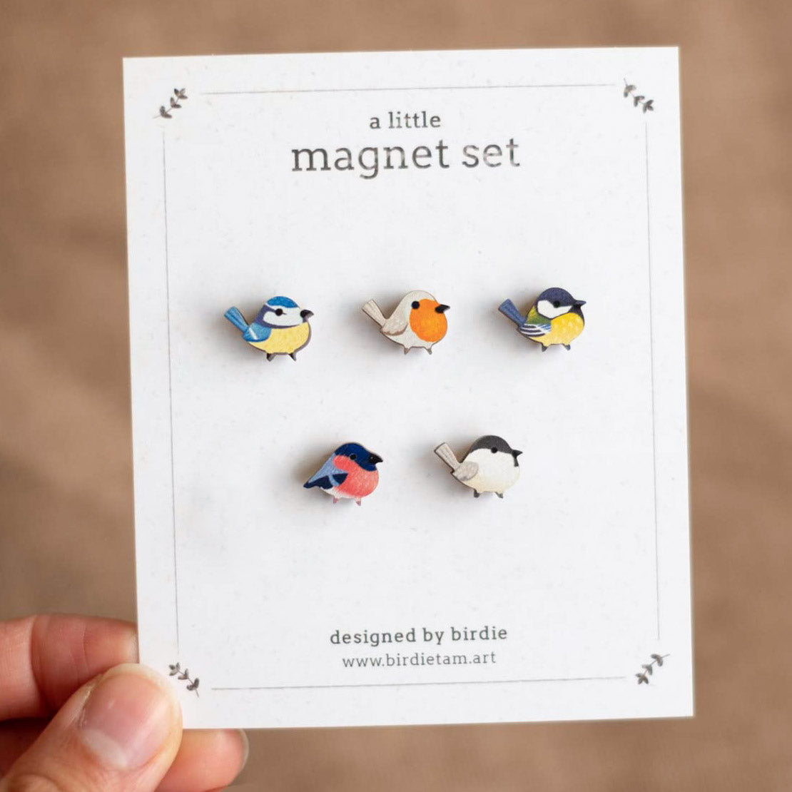 Magnet set - European songbirds