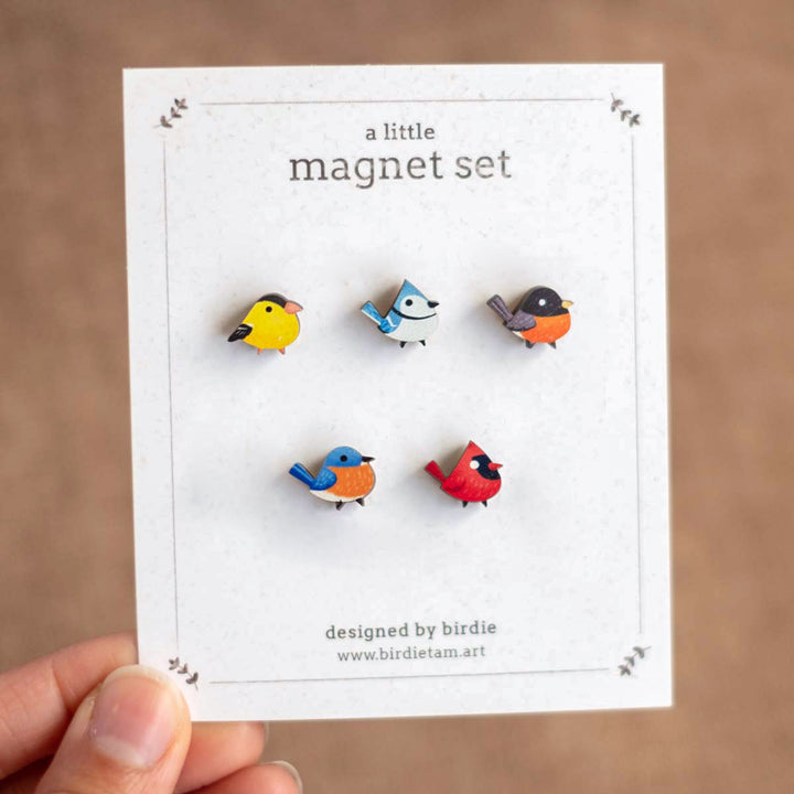 Mini magnets - North American songbirds