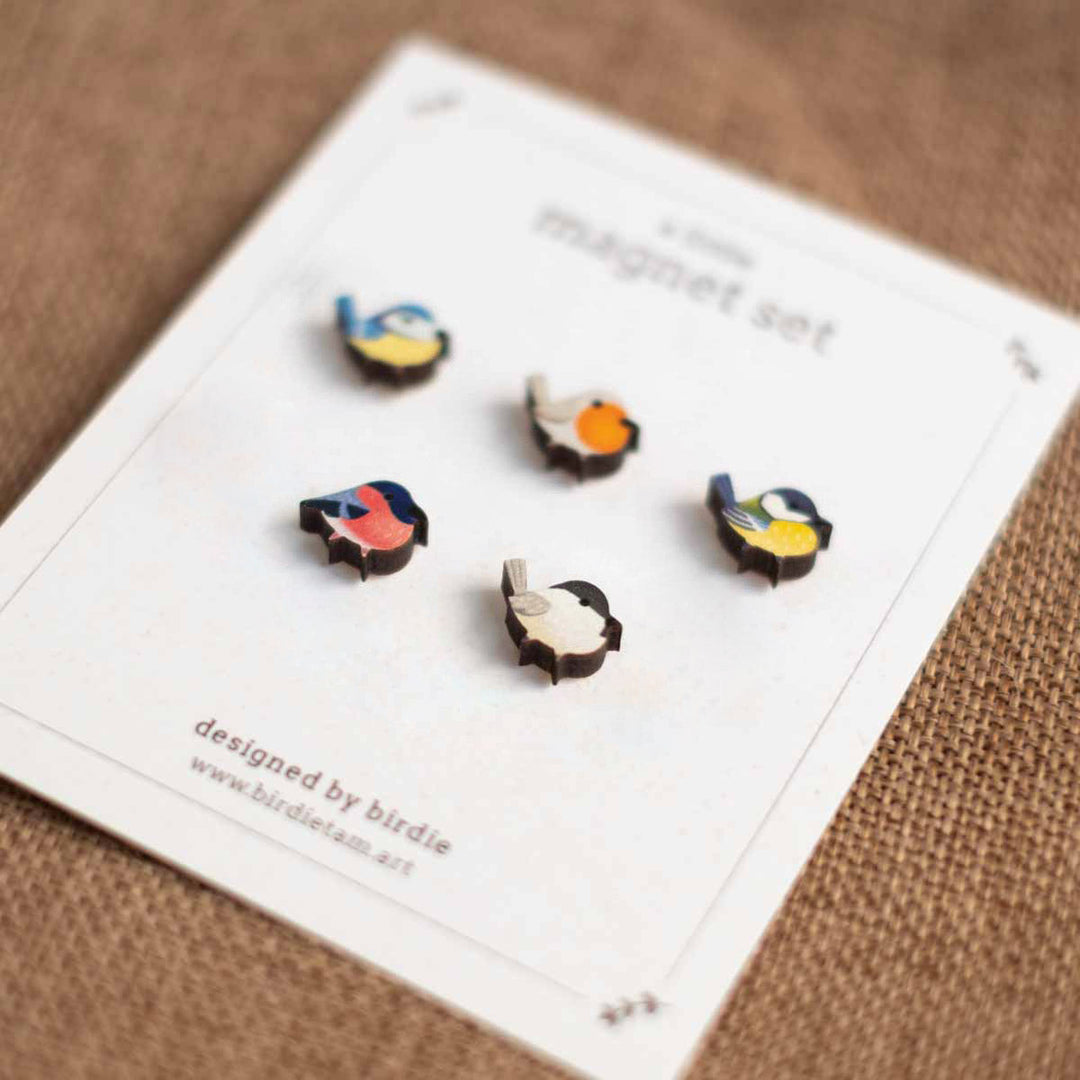 Mini magnets - European songbirds