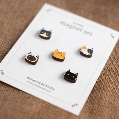 Mini magnets - Mini cats (Set A)