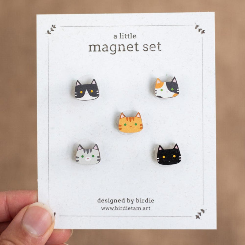 Mini magnets - Mini cats (Set B)