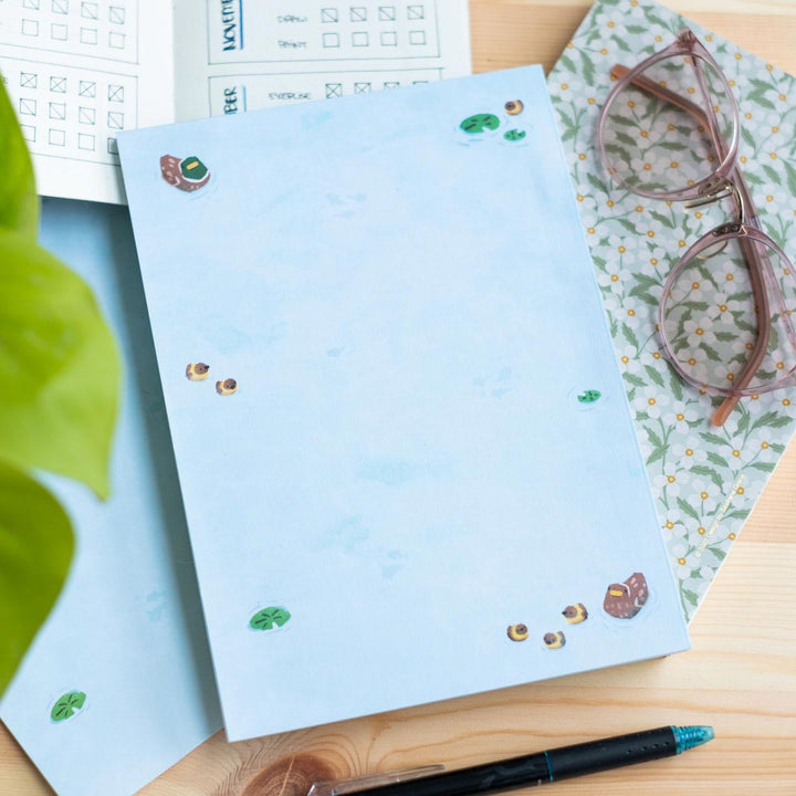 Notepad (A5) - Little duck pond
