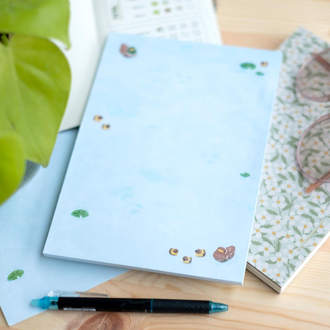 Notepad (A5) - Little duck pond