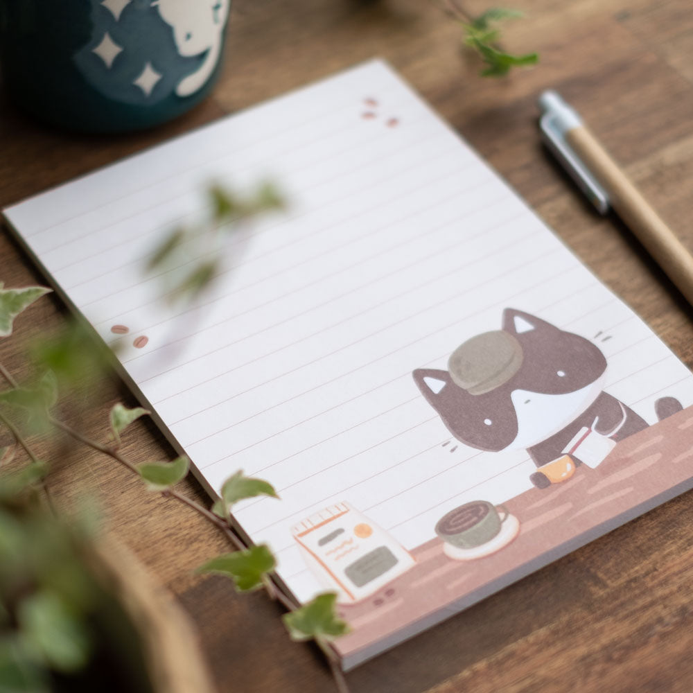 Notepad (A5) - Cat cafe