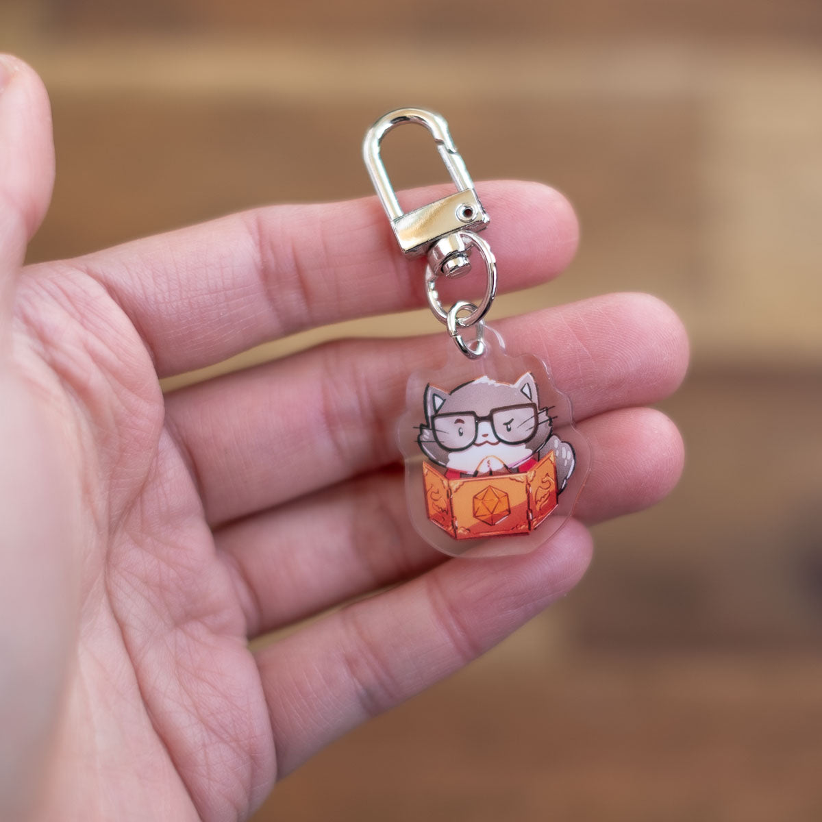 Keychain charm - PotRT, Dungeon Master (tuxedo)