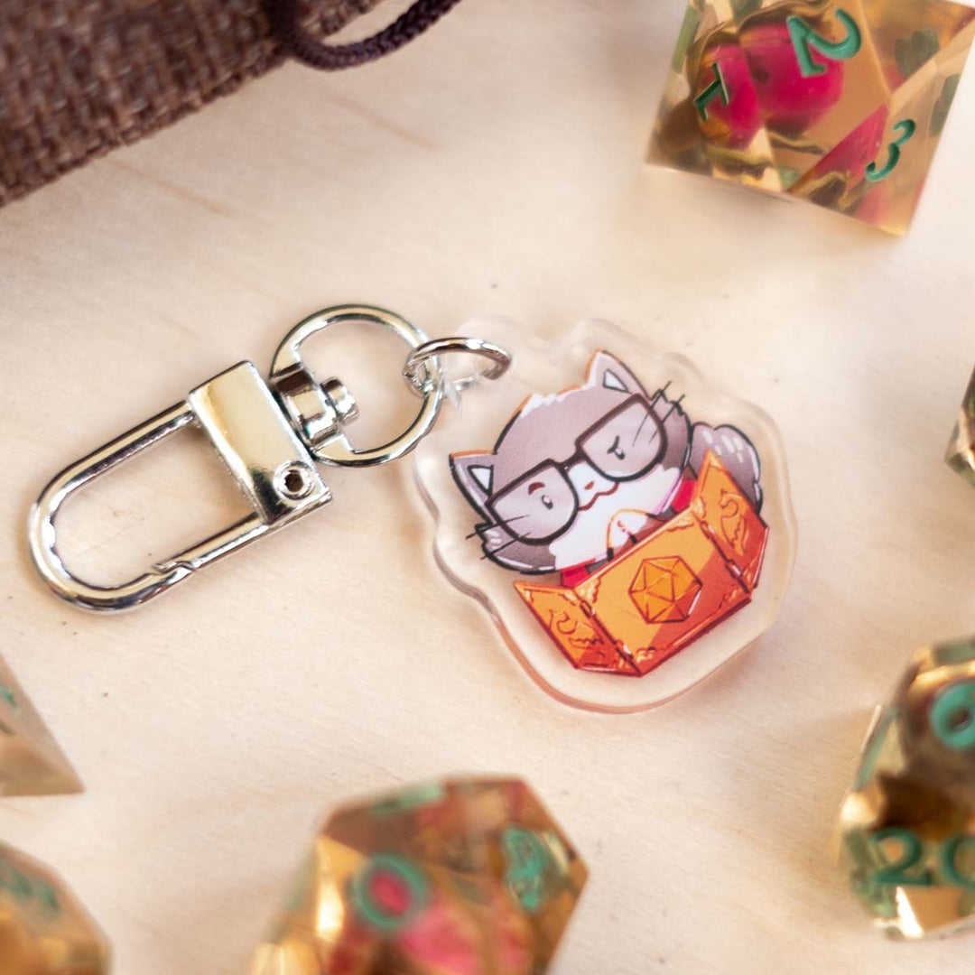 Keychain charm - PotRT, Dungeon Master (tuxedo)