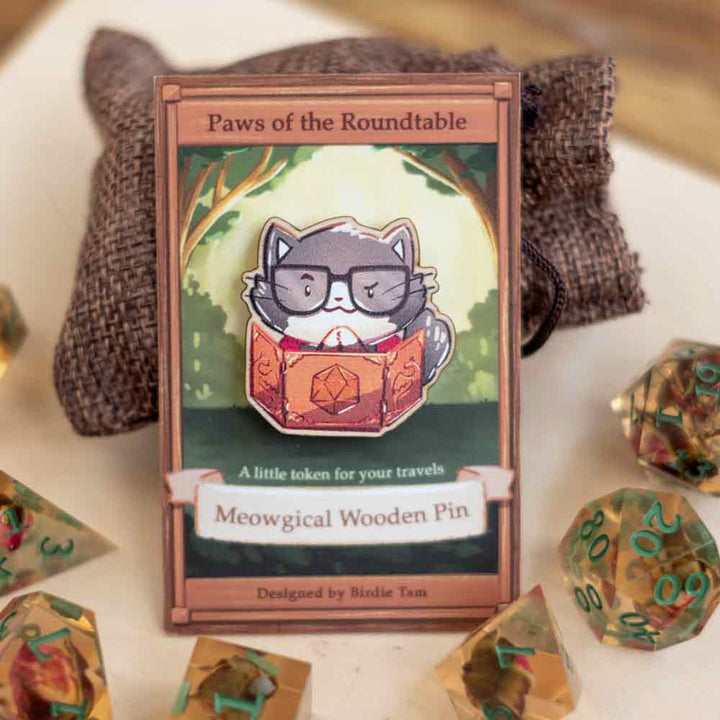 Wooden pin - PotRT, Dungeon Master (tuxedo)