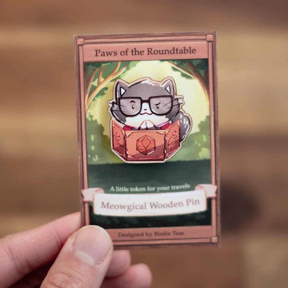 Wooden pin - PotRT, Dungeon Master (tuxedo)