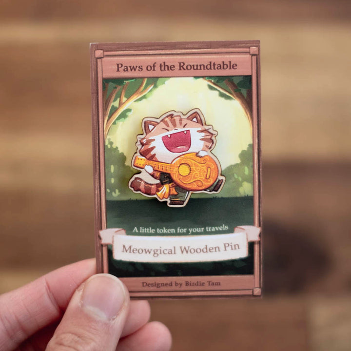 Wooden pin - PotRT, Bard