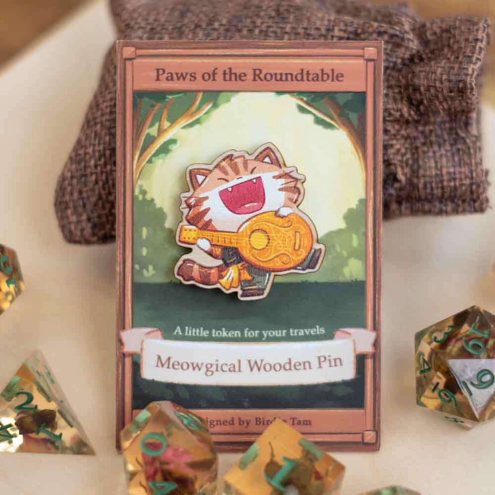 Wooden pin - PotRT, Bard