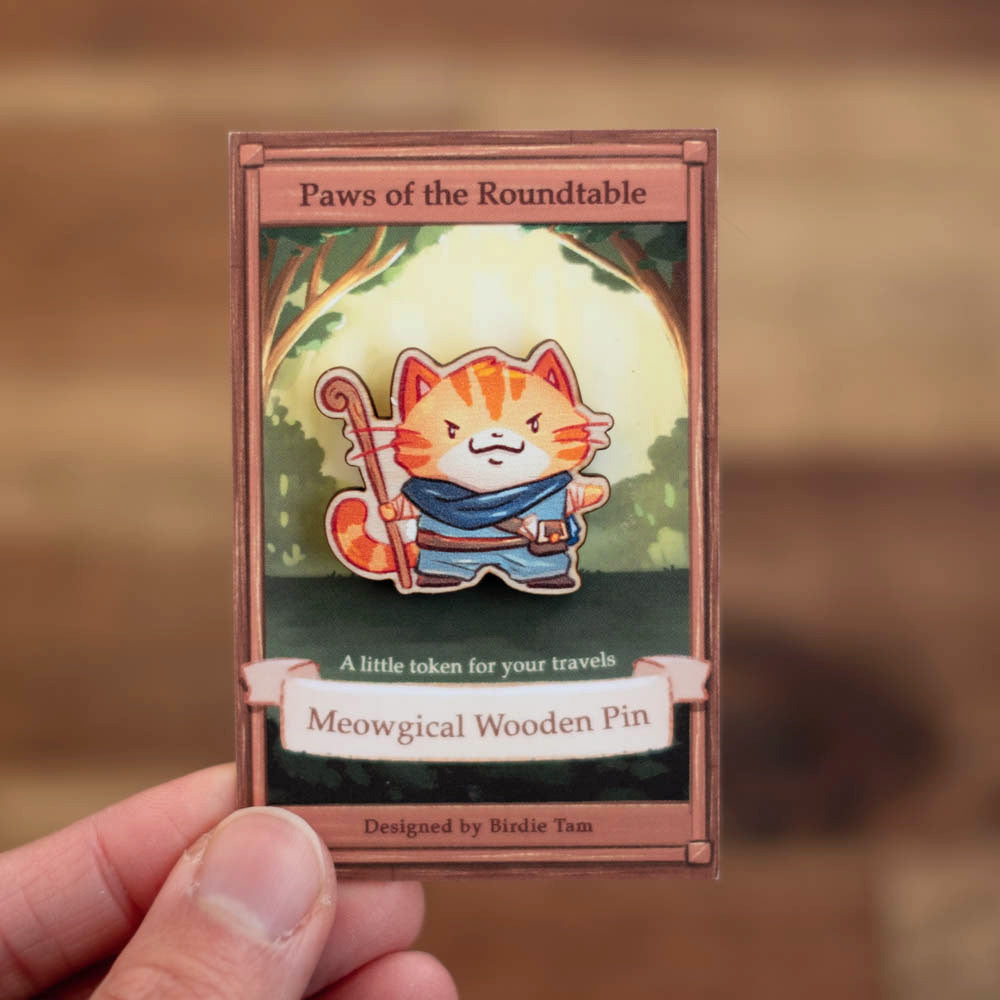 Wooden pin - PotRT, Monk